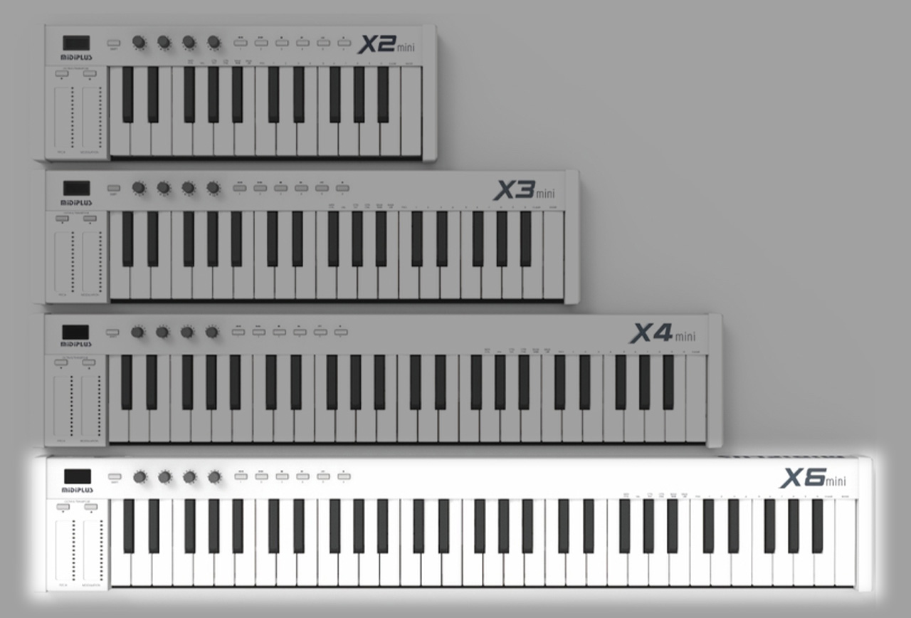 <b>MIDI Controller</b><br>midiplus X6 mini<hr>